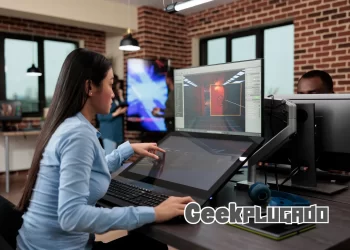 Desenvolvedor de Jogos Trabalhando com Computação Gráfica em Jogo Eletrônico