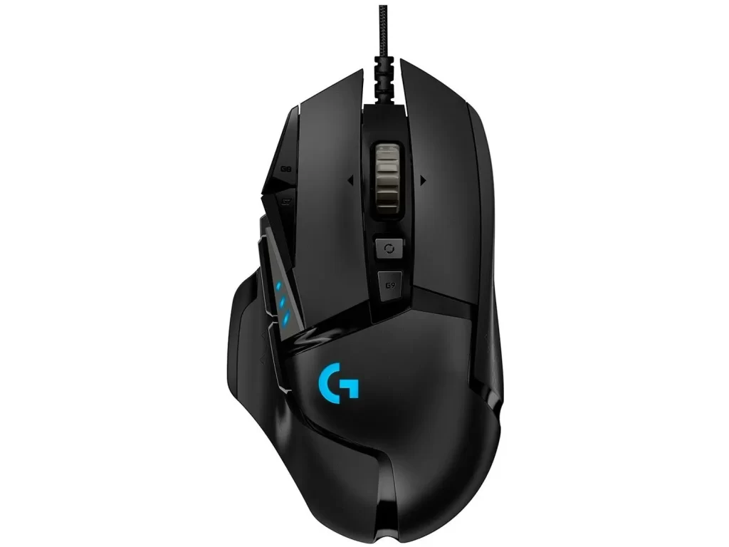 Mouse Gamer Logitech G502 Hero Visão Superior