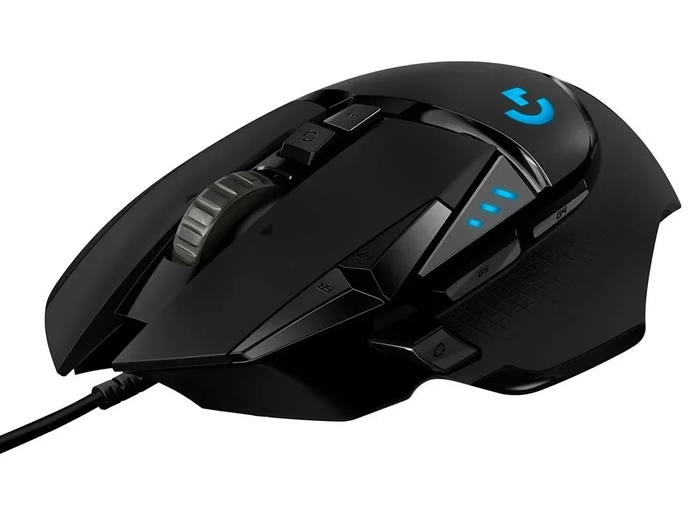 Mouse Gamer Logitech G502 Hero Visto de Lado