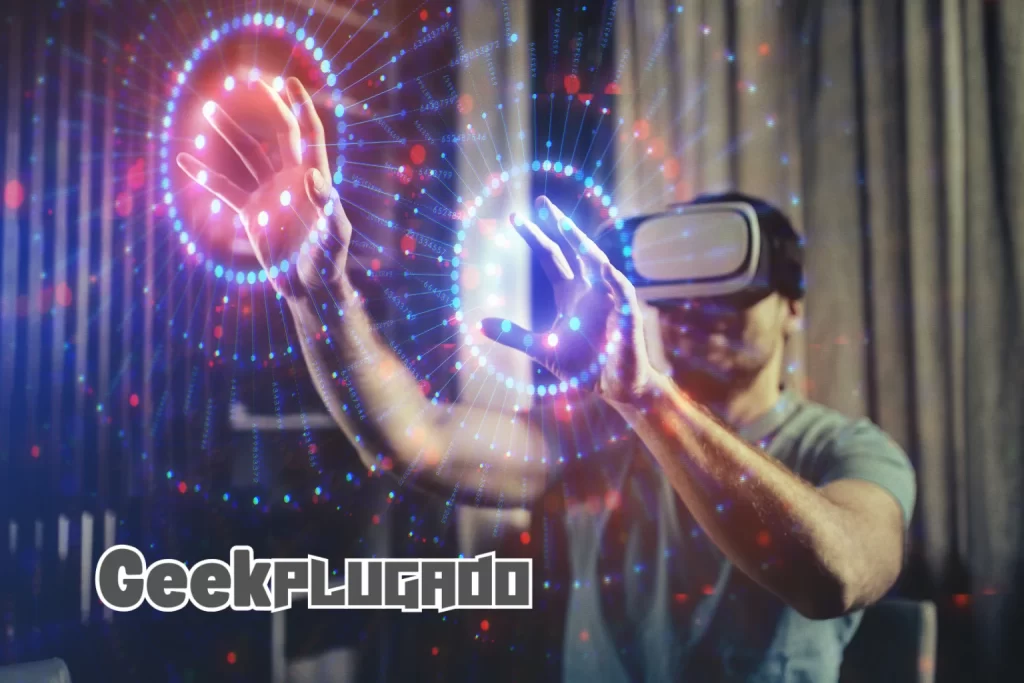 Pessoa Usando um Óculos de Realidade Virtual