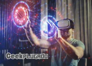 Pessoa Usando um Óculos de Realidade Virtual