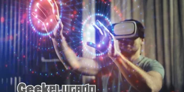 Pessoa Usando um Óculos de Realidade Virtual